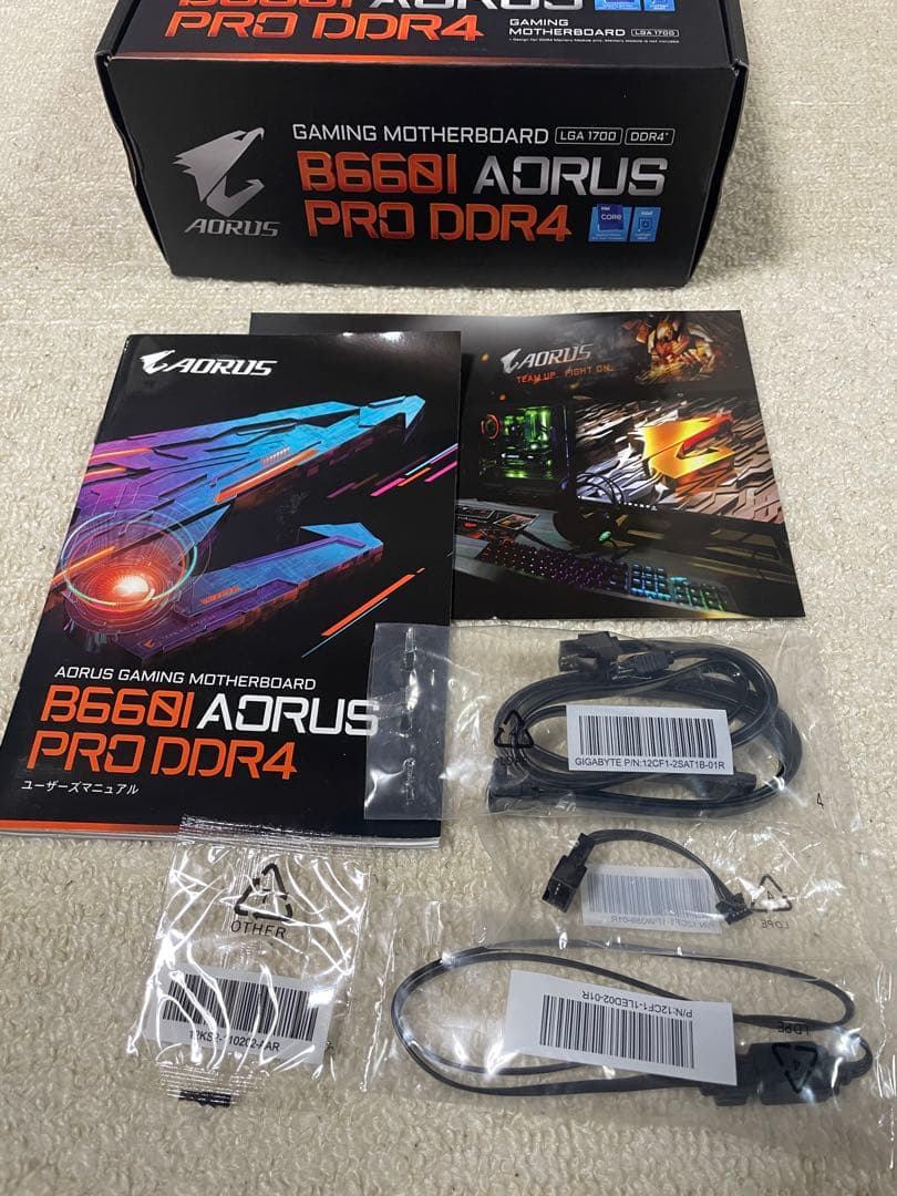 GIGABYTE B660I AORUS PRO DDR4 マザーボードメモリ付
