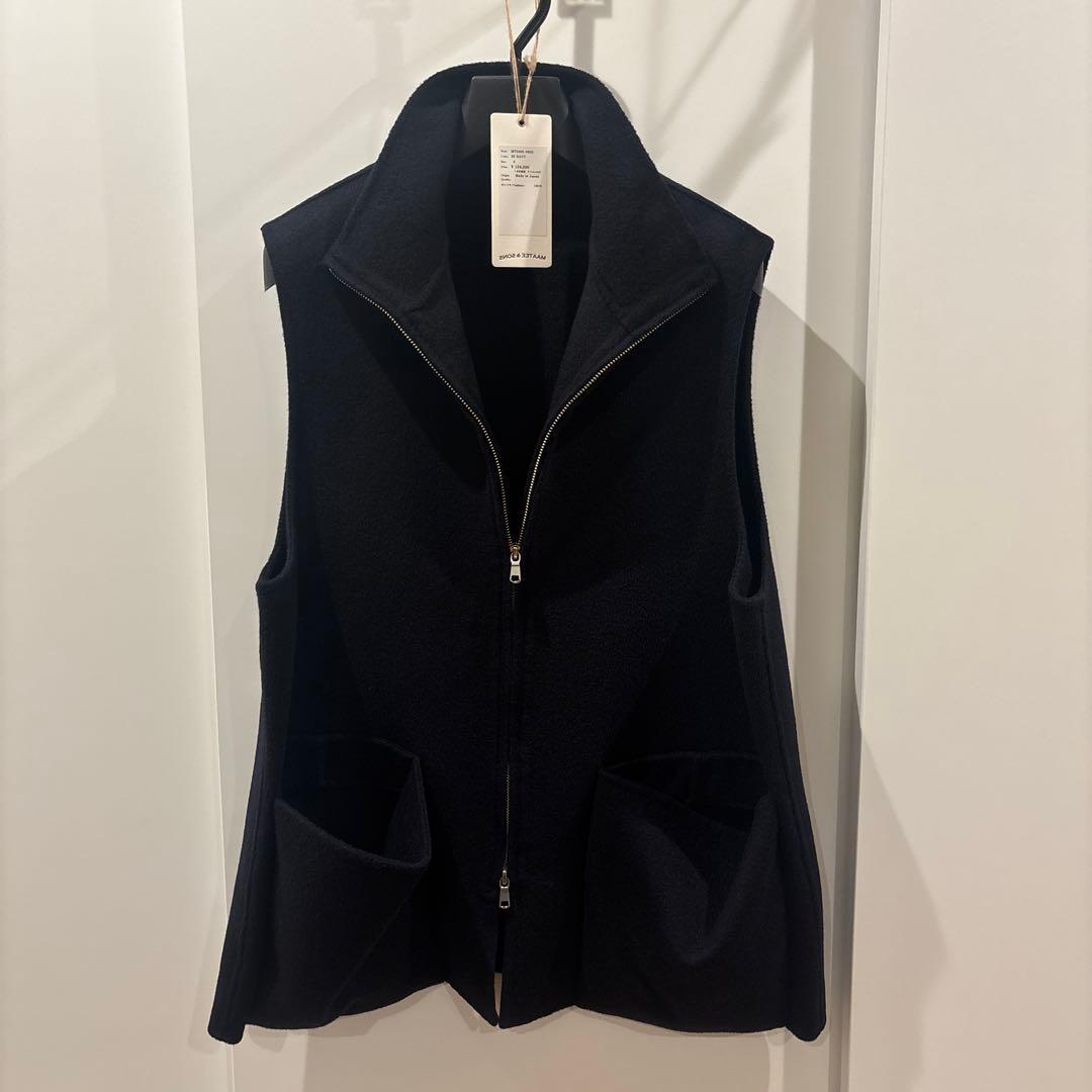 MAATEE&SONS カシミアリバーベストnavy 3