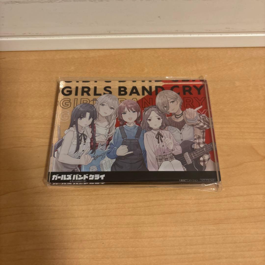 本日発送可能　ガールズバンドクライ アクリルブロック アニメイト全巻購入特典