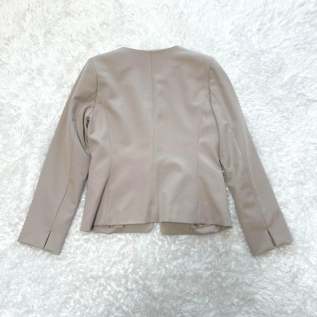 Purelast × グリーンレーベル　パンツスーツ　ノーカラー　L