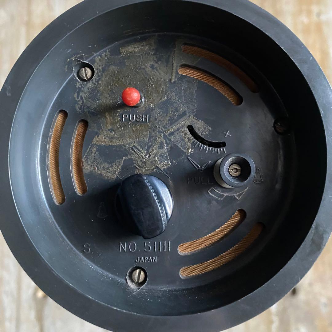 CITIZEN 手巻き式置時計　昭和レトロ　スペースエイジ　NO.51111