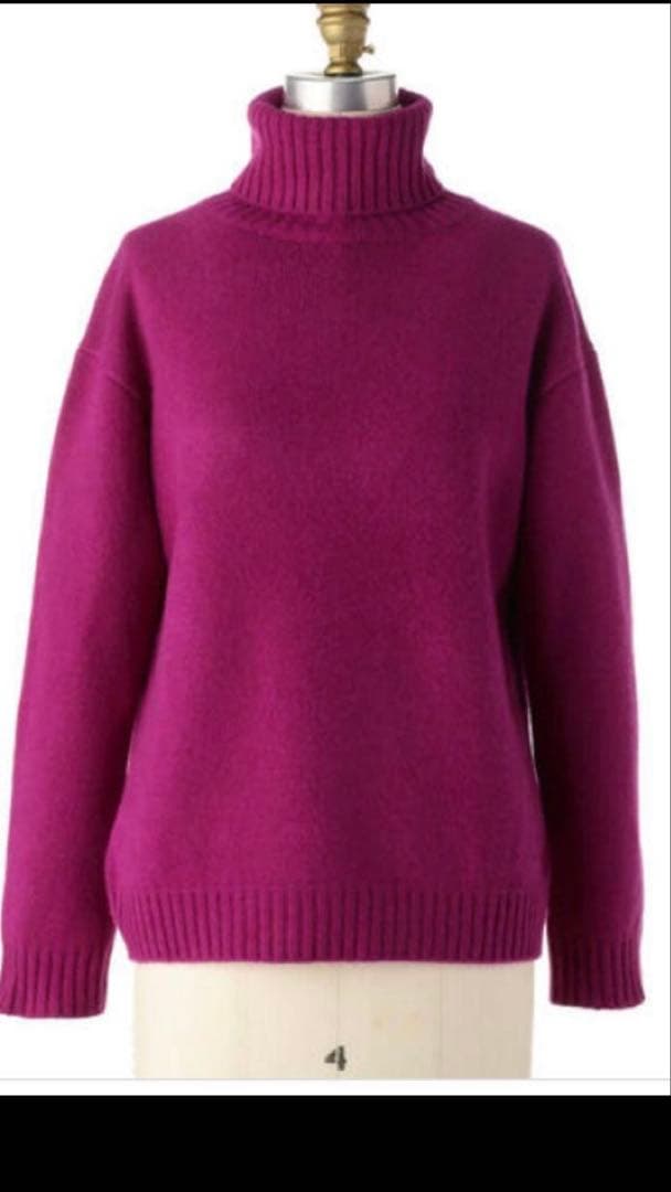 DRAWER カシミア ニット 7G カシミヤ　ドゥロワー　タートル