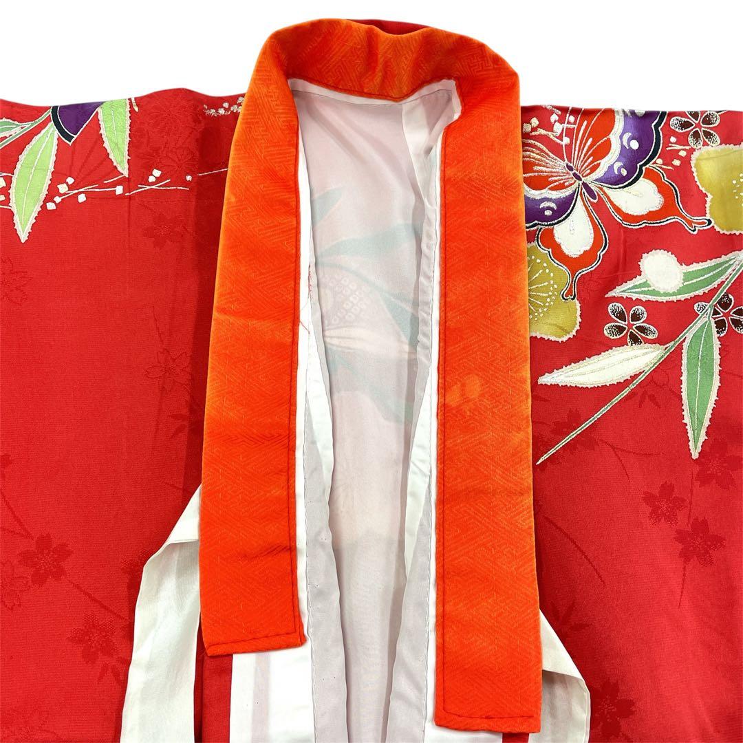 ◎mk-2550　七五三　女の子　着物　7歳　日本製　　12-4