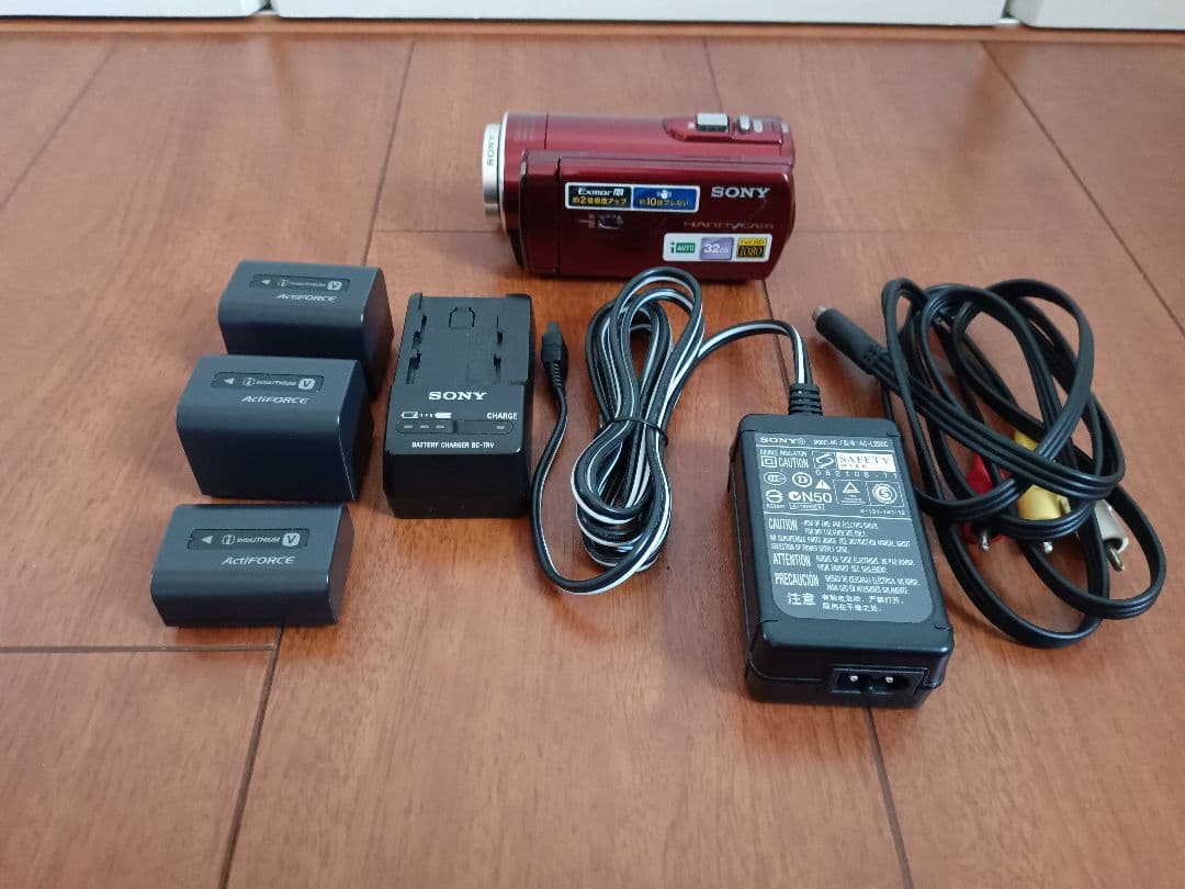 SONY HDR-CX170 ビデオカメラ本体 バッテリー3個付き