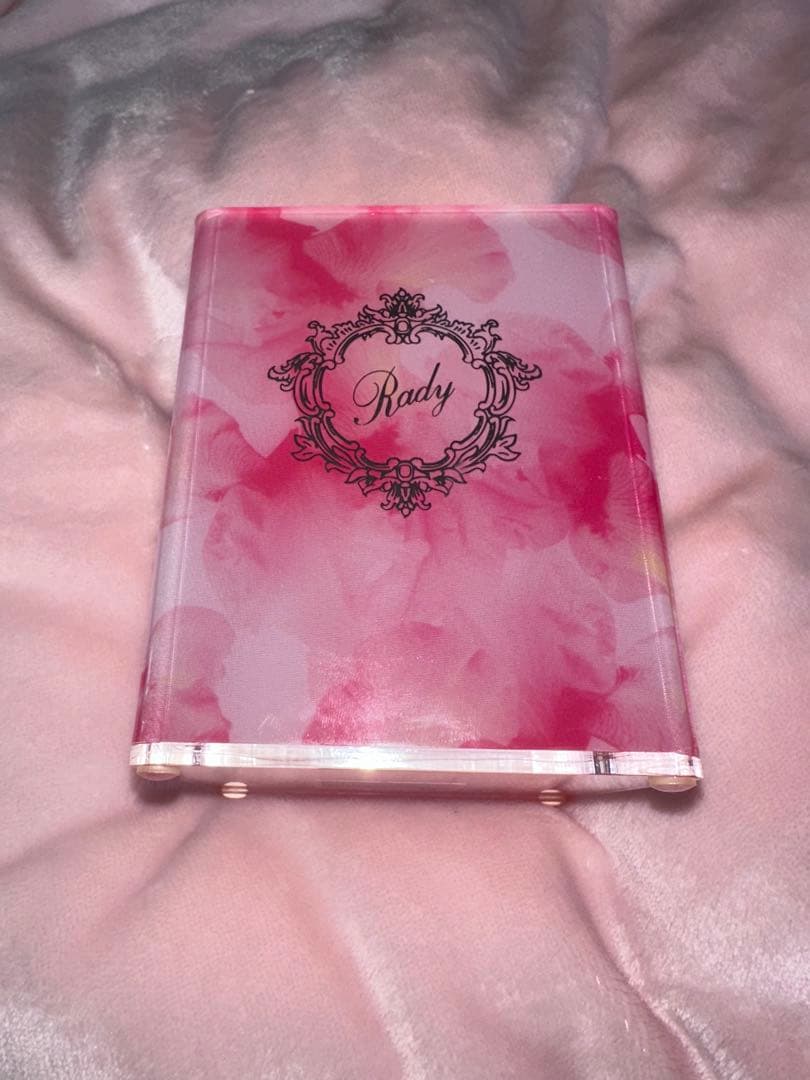 Rady マルチボックス　Mサイズ　ピンク　アイリスフラワー柄