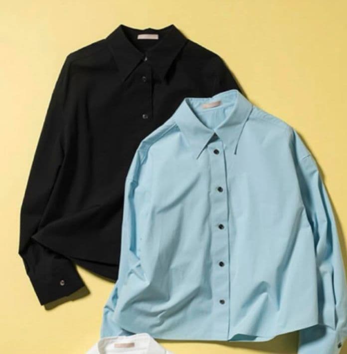 伊勢丹限定　美品　セオリーリュクス　長袖ブラウス　2023　シャツ　ブラック　黒