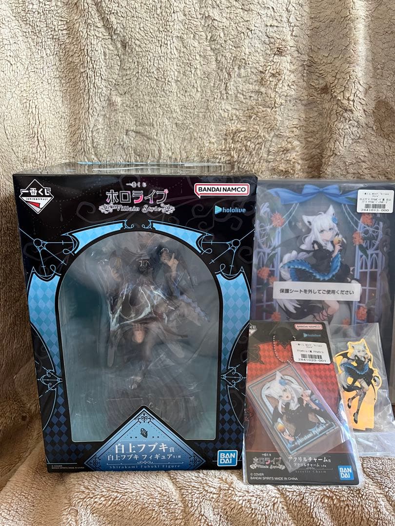一番くじホロライブ　白上フブキ　フィギュア等 4点セット