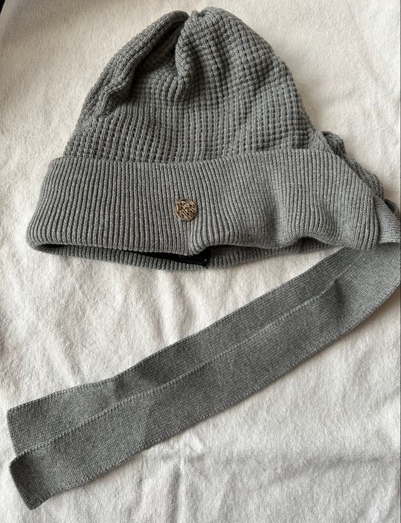 BAREN バレン ニット帽 ボンネット　グレー