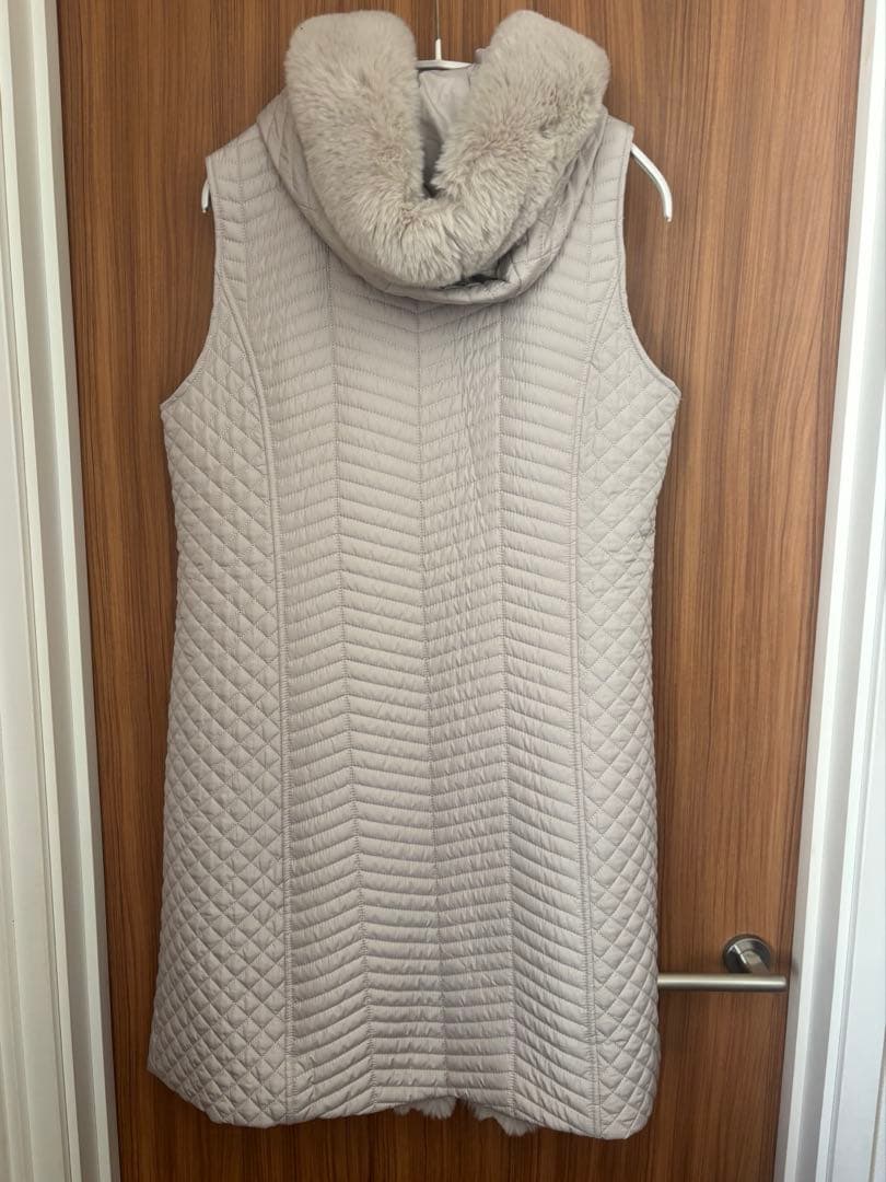 ひろりんnoa-ge ロングベスト キルティングジレ バッグ