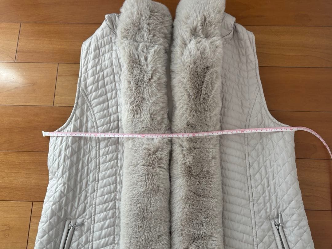 ひろりんnoa-ge ロングベスト キルティングジレ バッグ