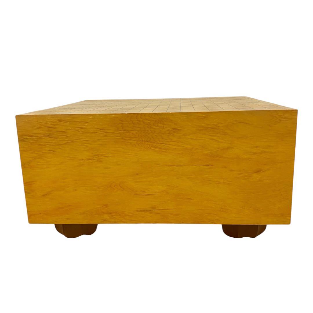 碁盤　本榧　ヘソ付　脚付　厚み19.5cm へそあり 囲碁盤　約22kg ケース