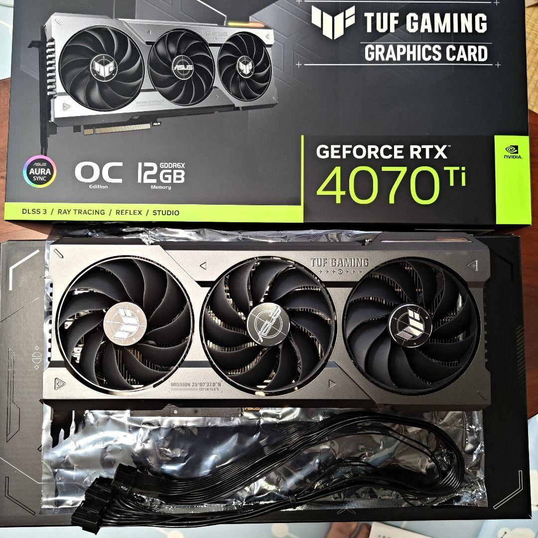 グラフィックボード・グラボ・ビデオカード ASUS TUF RTX4070Ti