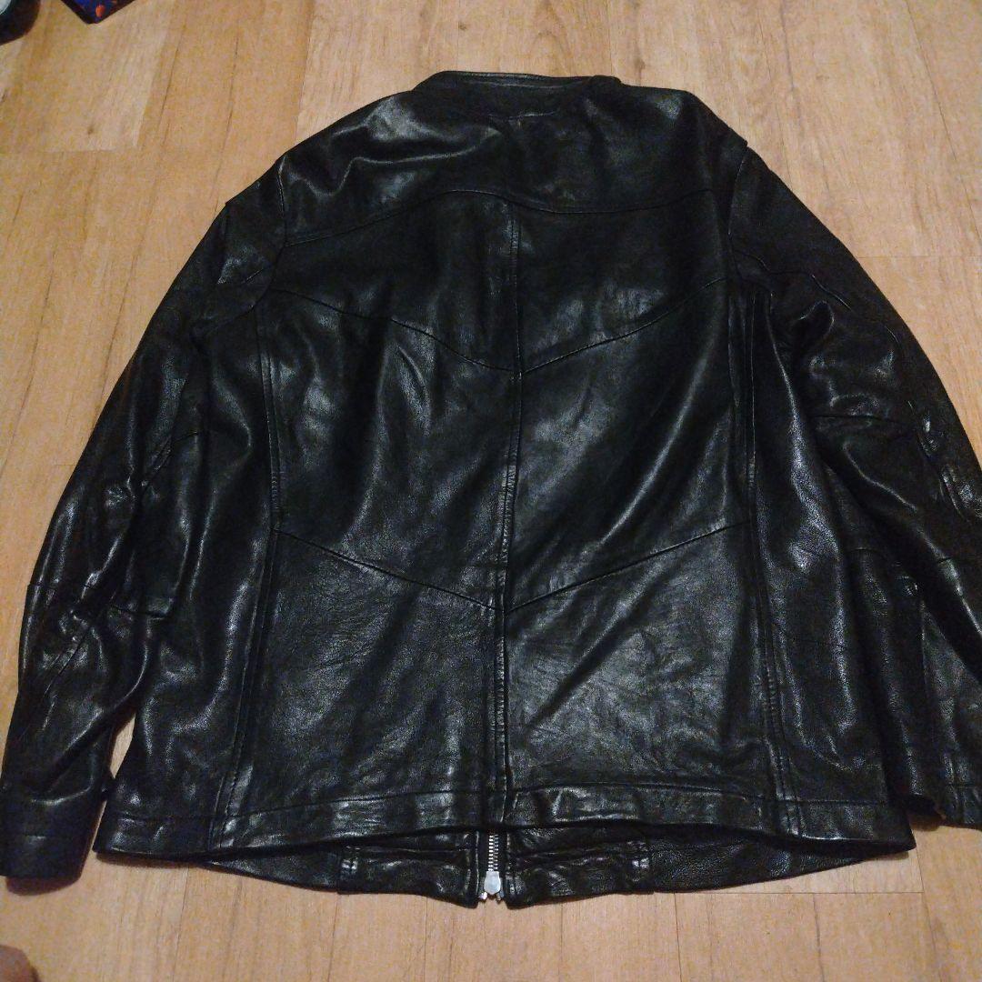 ピーター　giorgio brat　ラムスキン　ダブルジップレザージャケ