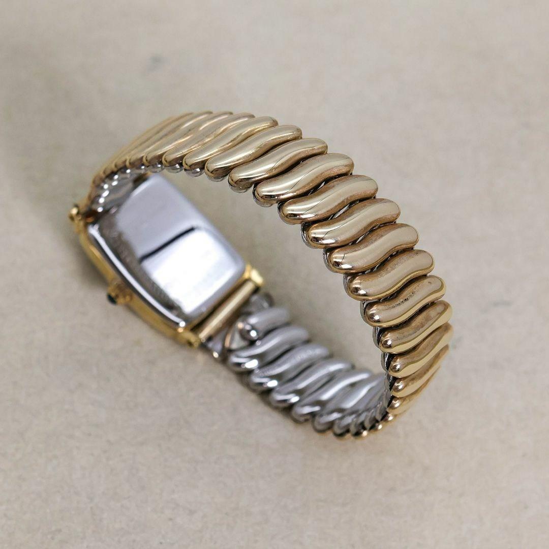 稼働 HAMILTON 腕時計 トノー スモセコ 蛇腹 外箱付 QZ 1902