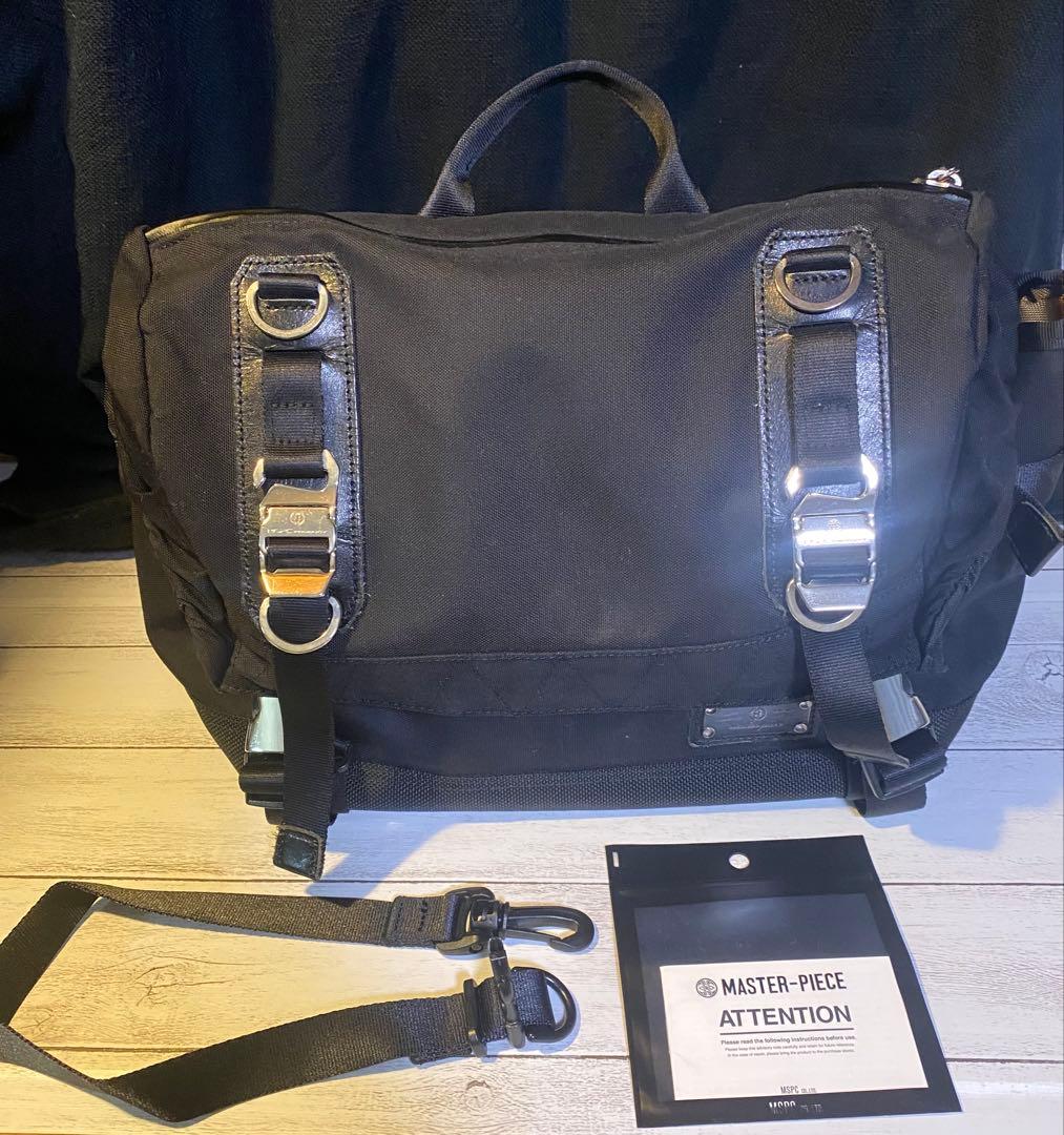 Master-piece ブラック メッセンジャーバッグ