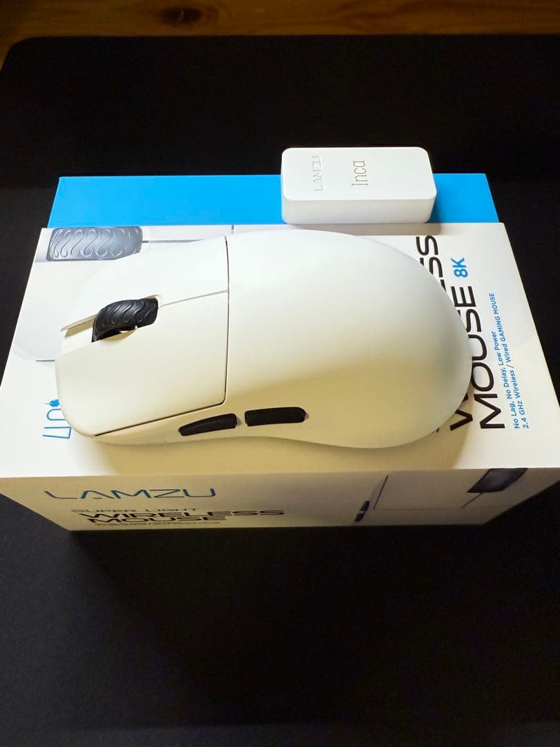 マウス・トラックボール LAMZU INCA white 8k