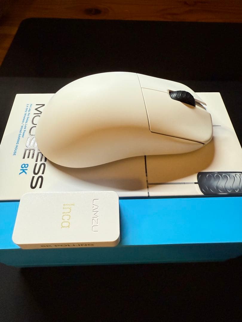 マウス・トラックボール LAMZU INCA white 8k