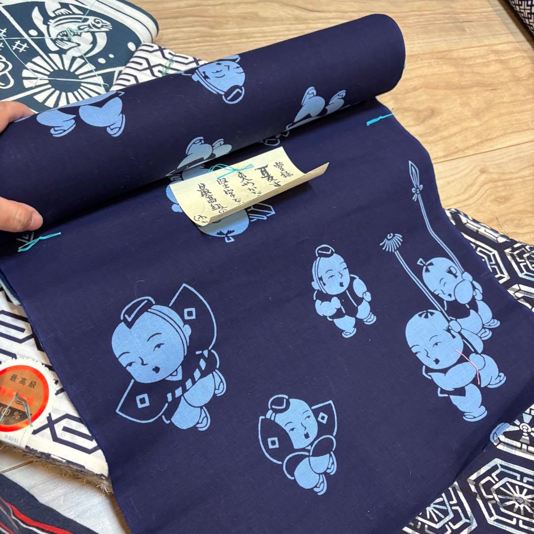 I格安 リメイク用　素材　まとめ売り　着物　和服　10点　本染　浴衣　反物　相撲