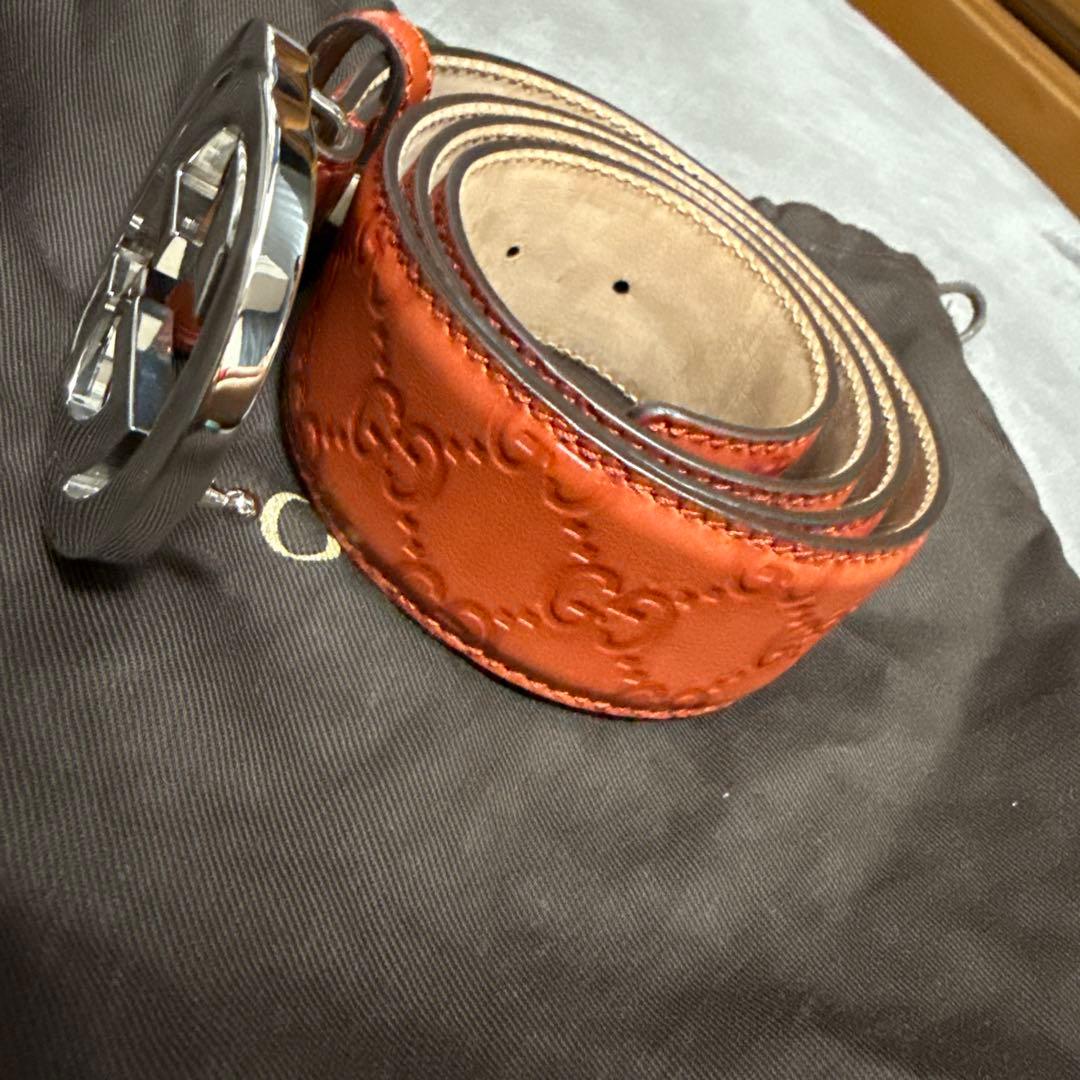 Gucci Gロゴ　レディースベルト