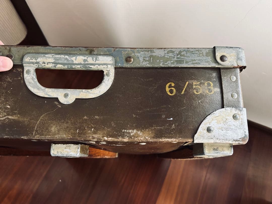 m*m様 ☆セール！☆vintage ファイバーコンテナ【大】アメリカ雑貨ヴィン