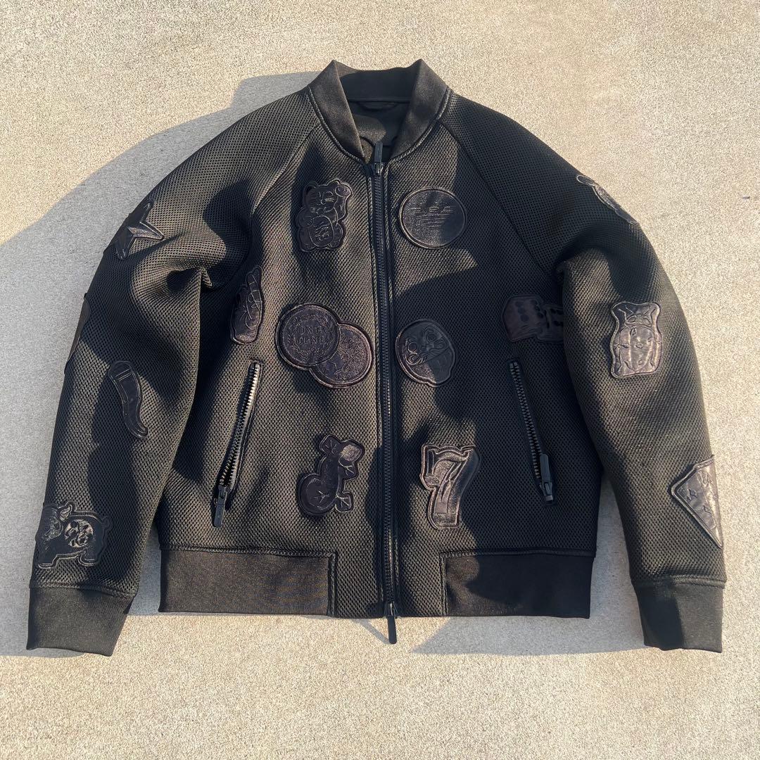 EMPORIO ARMANI エンポリオアルマーニ メッシュジャケット ワッペン