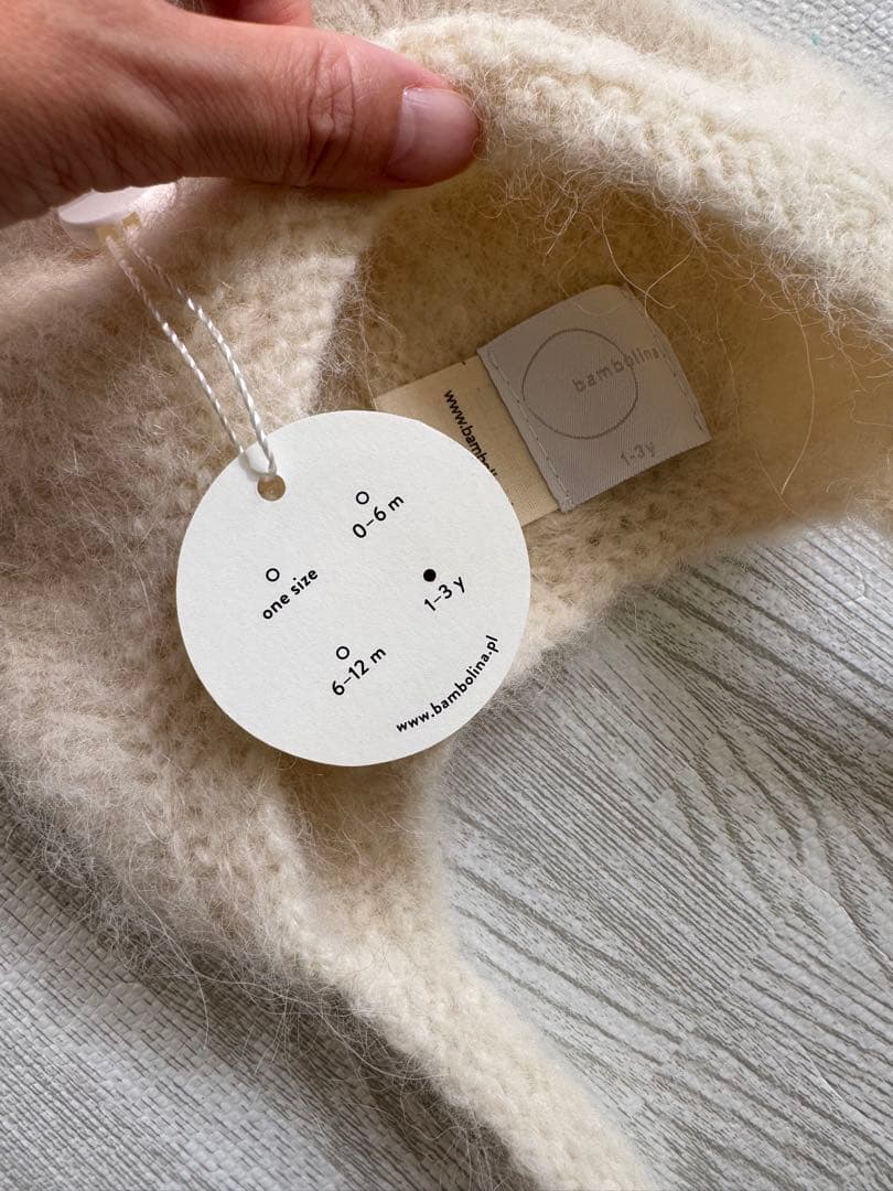 美品　バンボリーナ　bambolina ボンネット　クラシック　ホワイト