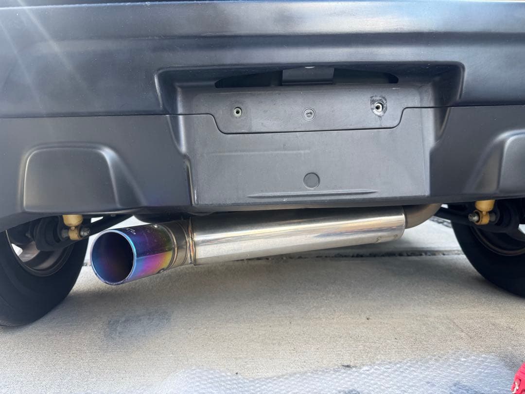 ハスラー　社外マフラー