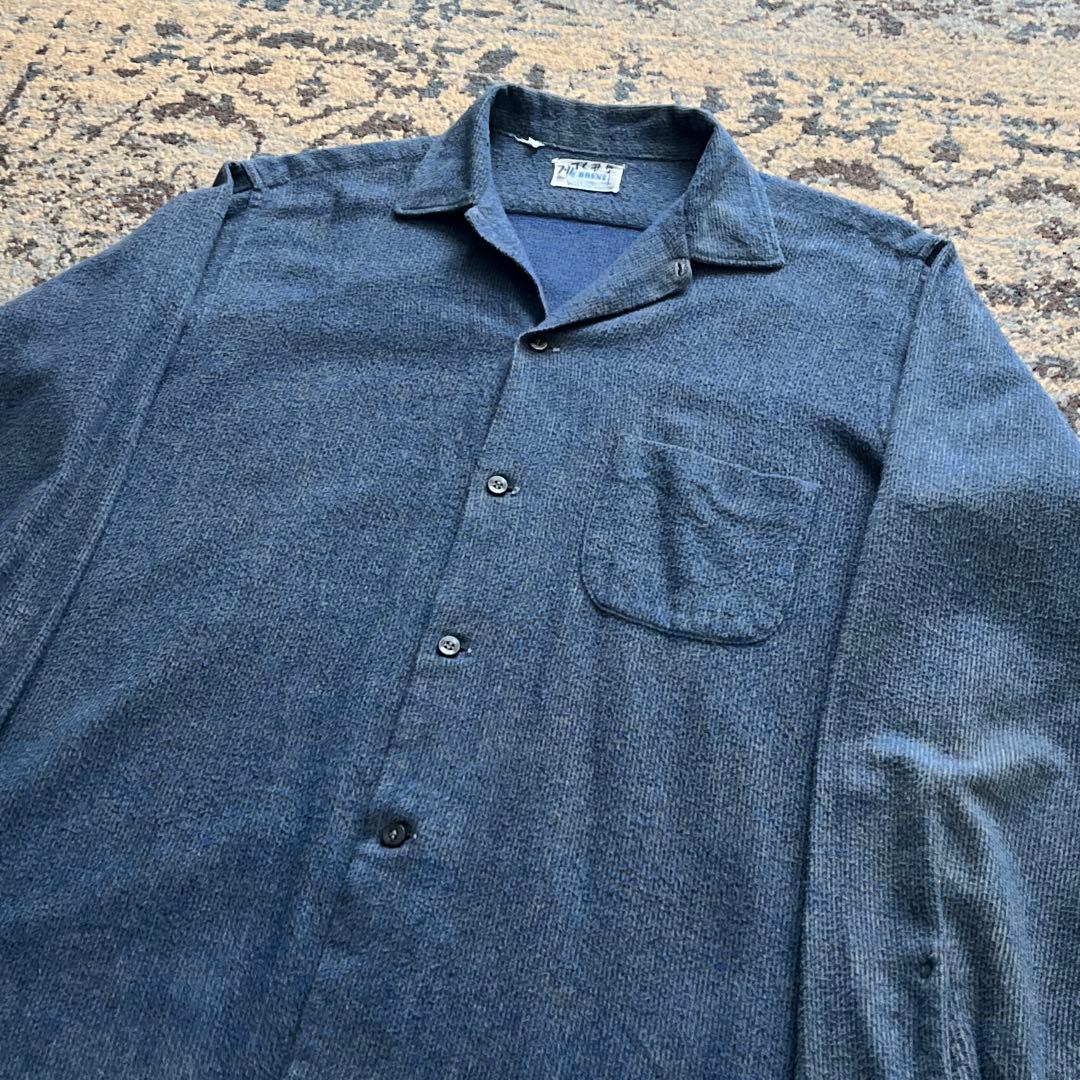 60s brent ネルシャツ ボックス コットン チェック 検 50s 40s