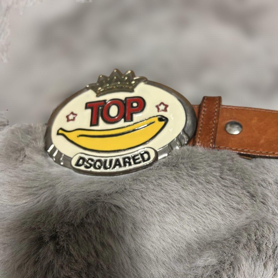 DSQUARED バナナバックル ベルト