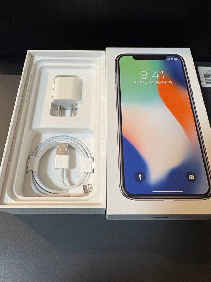 Apple iPhone X 64GB スペースグレー