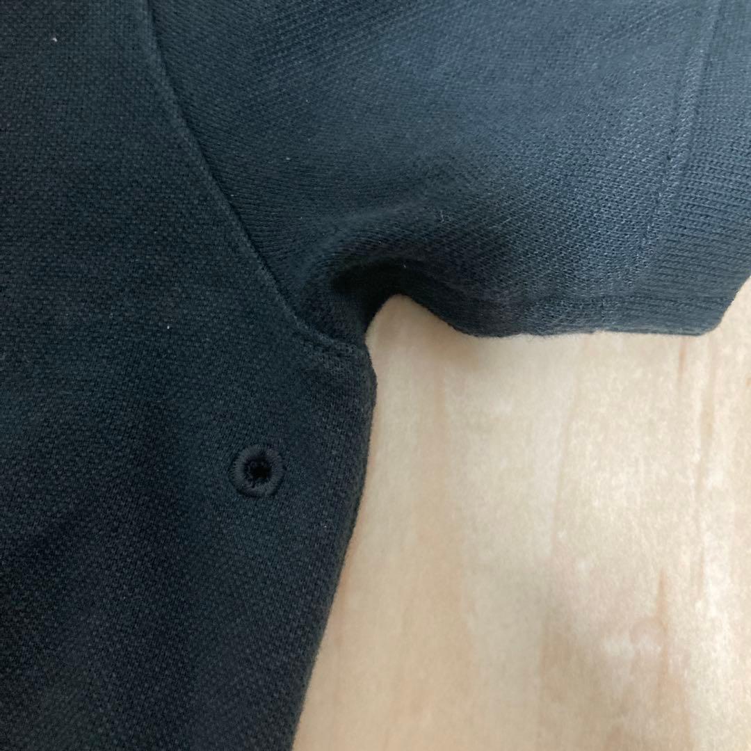 【未使用品】Nike テニスロゴ刺繍DRI-FIT ブラックポロシャツXLサイズ