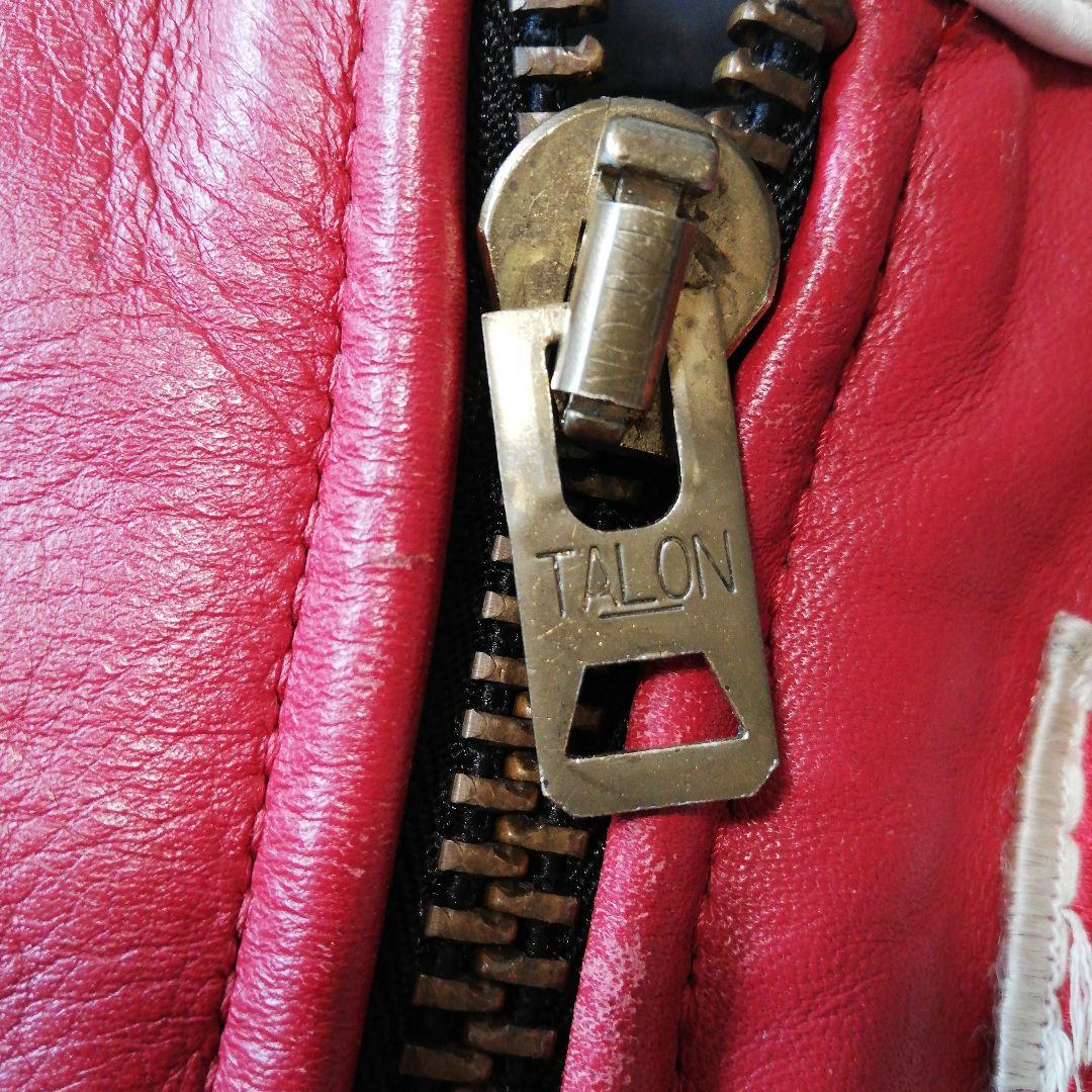 クリーニング済 Vanson RJP タロンジップレザーライダースジャケット