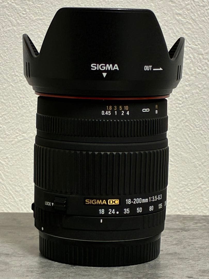 ⭐️美品⭐️シグマ SIGMA 18-200mm F3.5-6.3 DC キャノン用