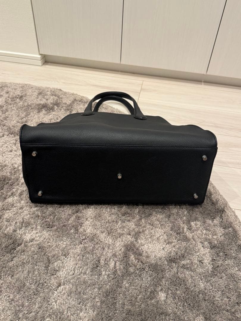 極美品 The Sole Montecarlo ボストントート ブラック