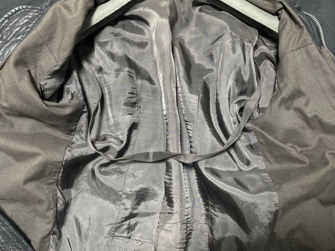 ジャケット・アウター Rick Owens archive leather biker jacket