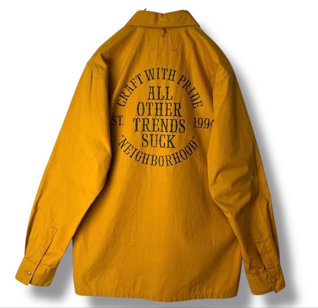 NEIGHBORHOOD マスタードイエローシャツ Sサイズ