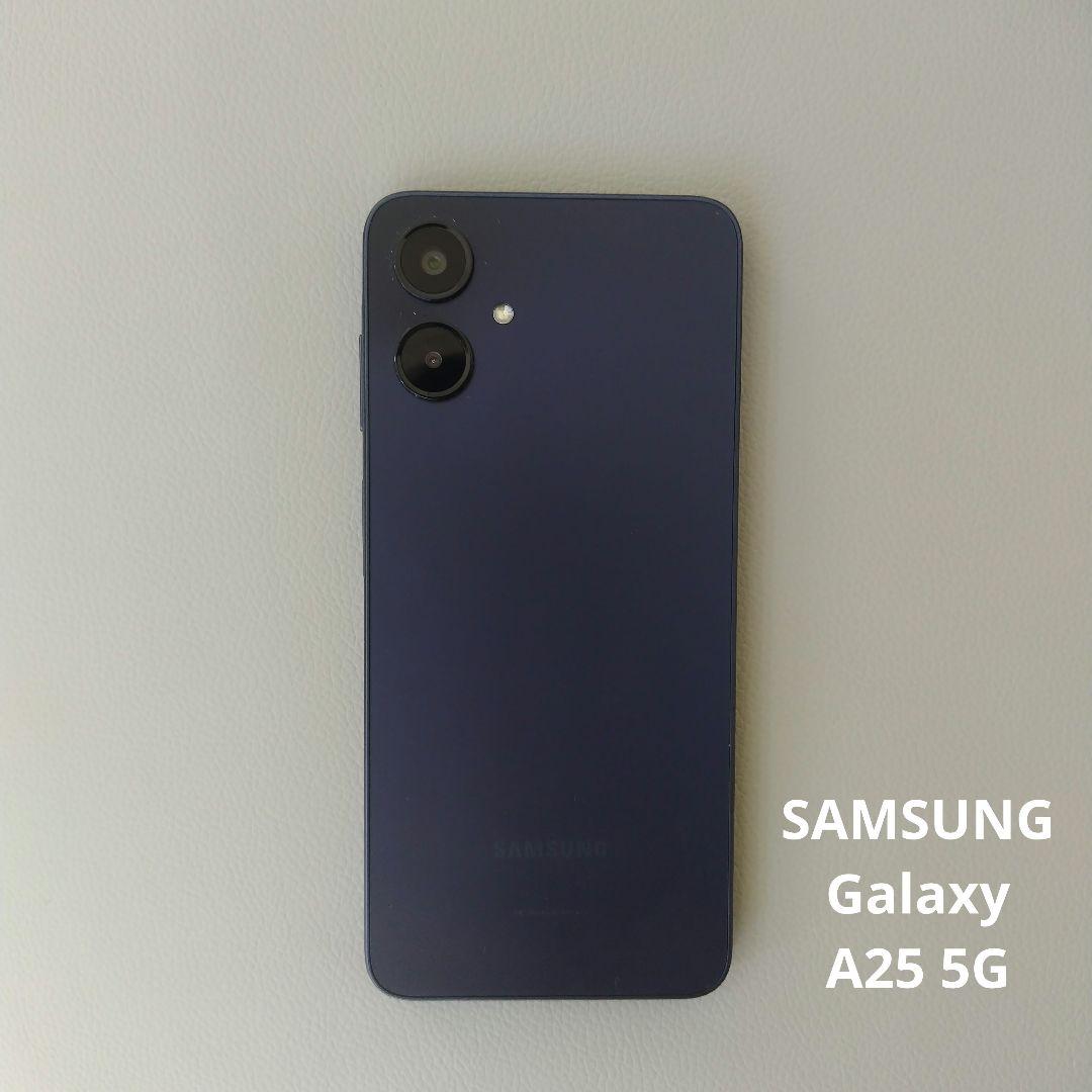 Samsung スマートフォン ダークブルー