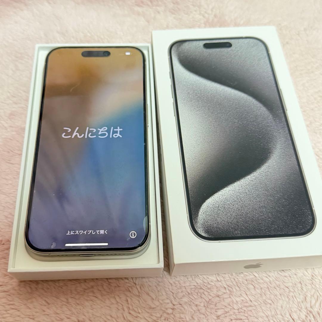 【国内版SIMフリー美品】iPhone 15 Pro 256gb