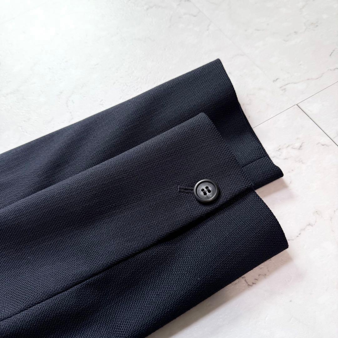 美品 プラステ スーツ セットアップ ノーカラー パンツ M ウォッシャブル