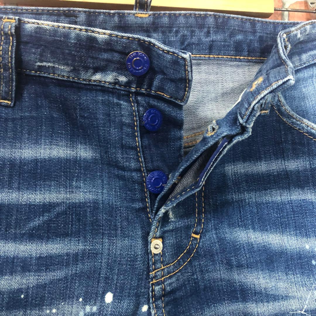 日本限定DSQUARED2チロマニア　 SEXY TWIST ブルー青44