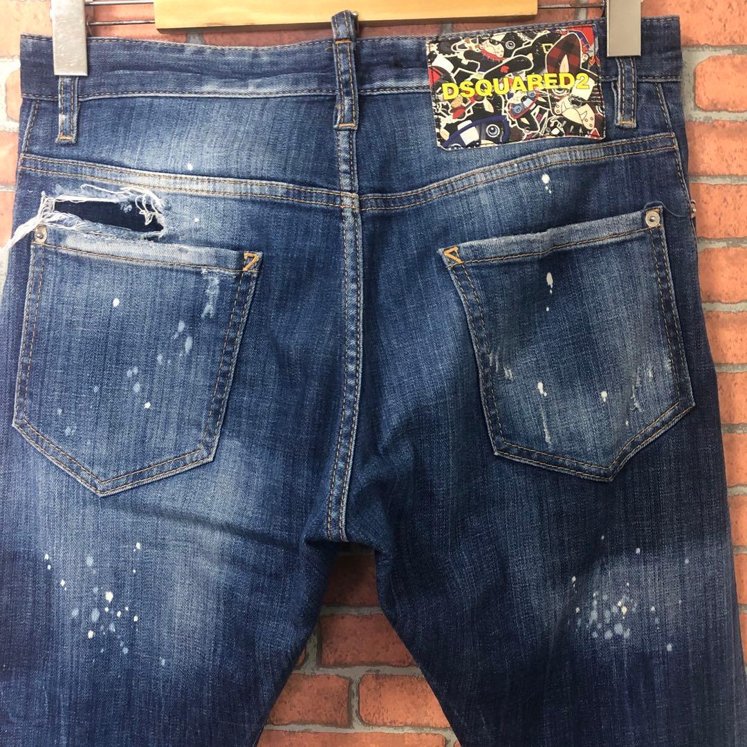 日本限定DSQUARED2チロマニア　 SEXY TWIST ブルー青44