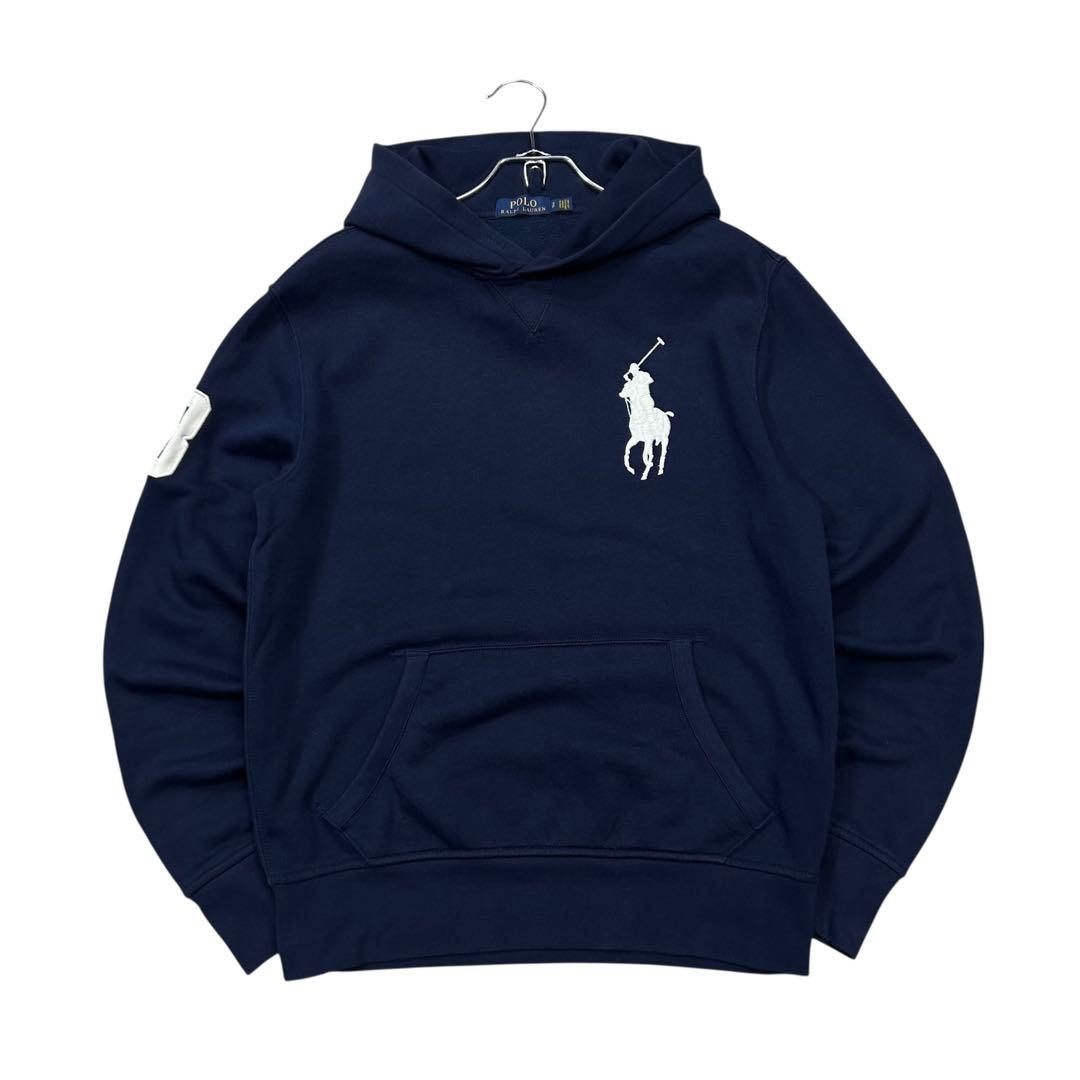 古着 Polo Ralph Lauren ビッグポニー プルオーバーフーディ