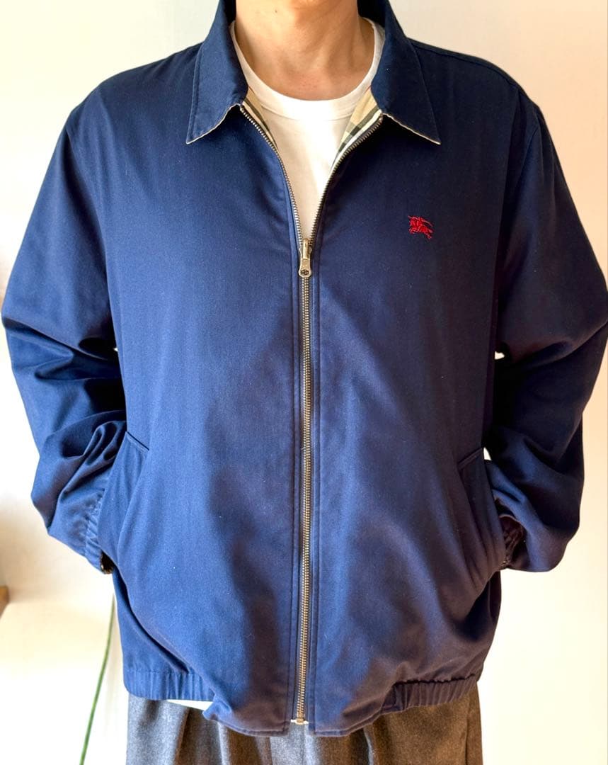 BURBERRY LONDON スイングトップ リバーシブル ノバチェック L