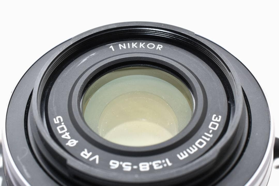 美品 ニコン　Nikon1 V1 ブラック ズームレンズセット ＃A373