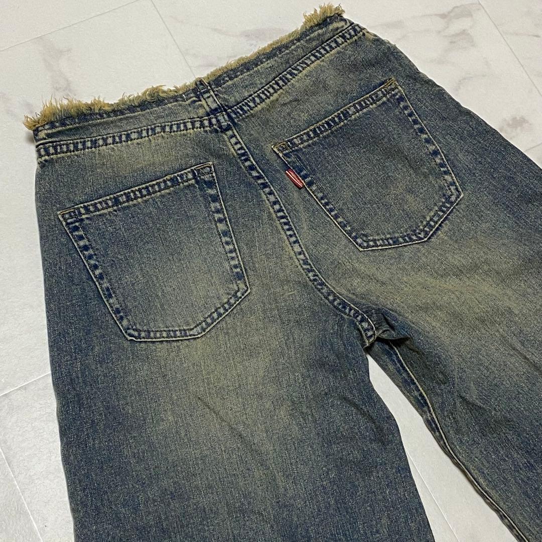 新品　LAGUA GEM CUT OFF LOOSEY ジーンズデニム 24