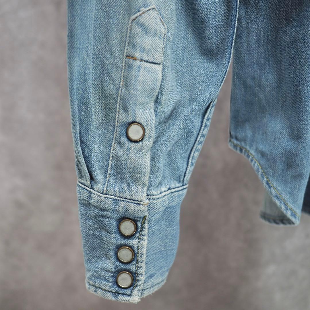 HYSTERIC GLAMOUR｜定番デニムウエスタンシャツ（L）