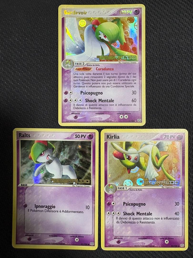 ポケモンカード サーナイト キルリア ラルトス イタリア語 英語