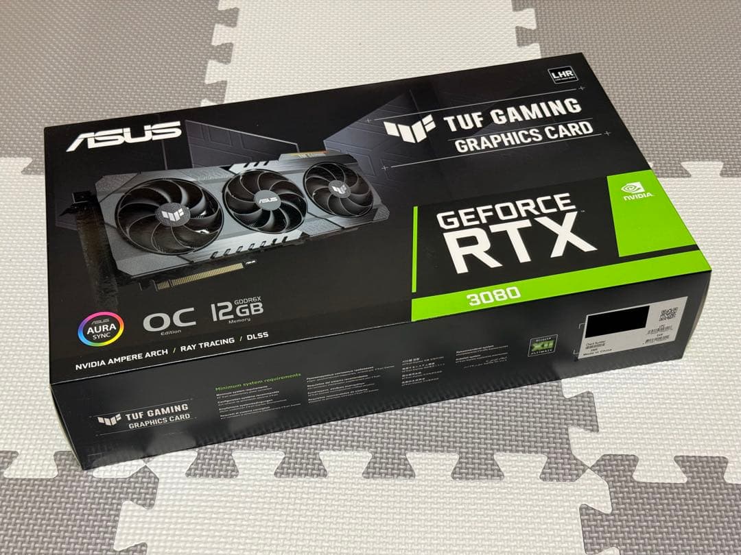 グラフィックボード・グラボ・ビデオカード GeForce RTX3080 12GB ASUS TUF GAMING LHR
