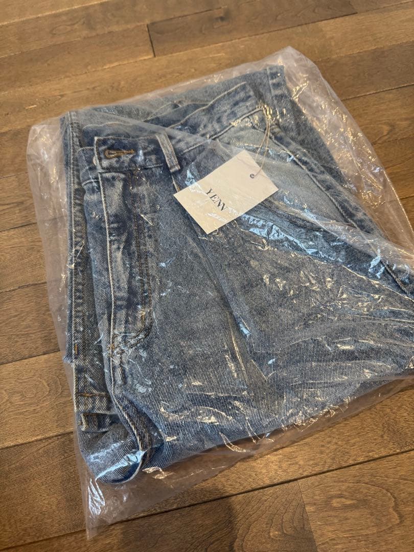 正規新品YENN HIGH RISE TUCK WIDE PANTS 38ロング