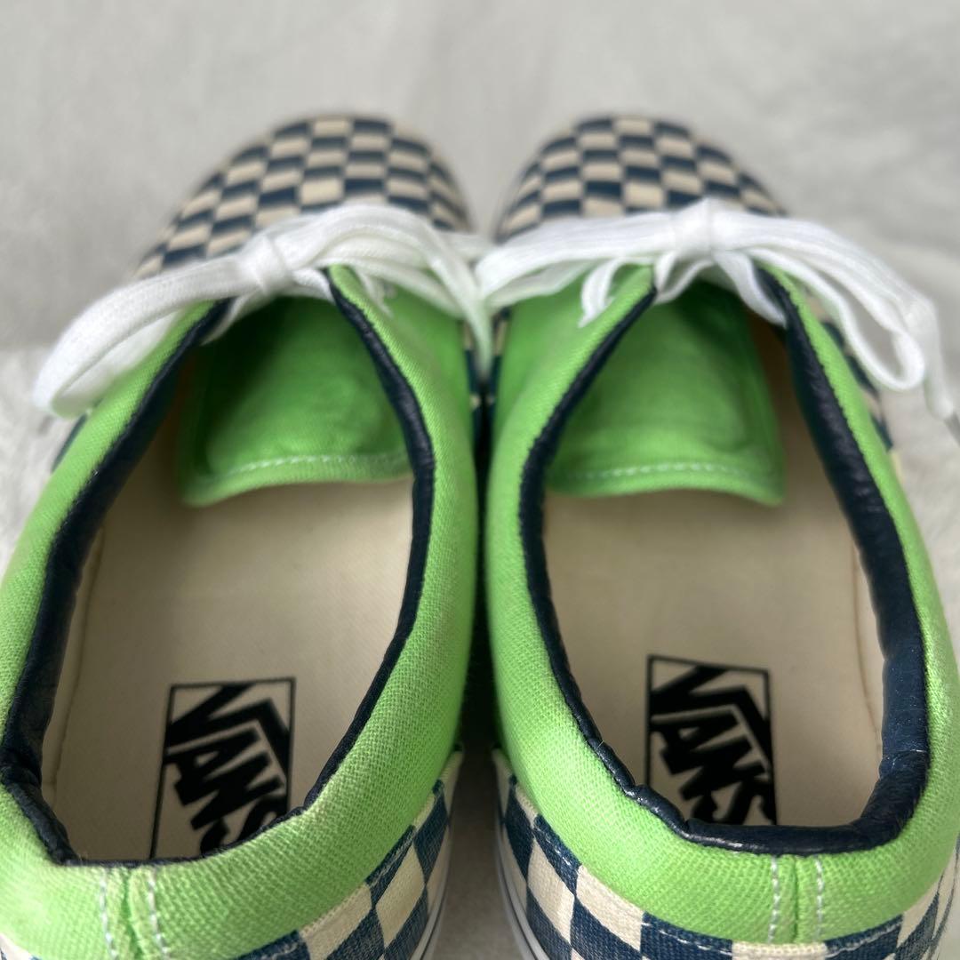 VANS Era Van Doren チェッカー/グリーン 27.5cm